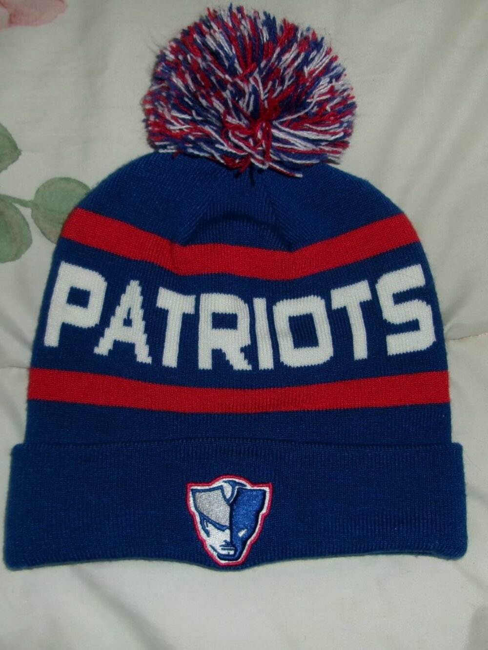 New England Patriots NFL Beanie Hat "Like New"